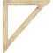 Ekena Millwork Traditional Slat Rough Sawn Bracket, Douglas Fir, 4"W x 38"D x 42"H BKT04X38X42TRA06RDF - alternate 3
